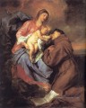 La vision de saint Antoine Baroque biblique Anthony van Dyck